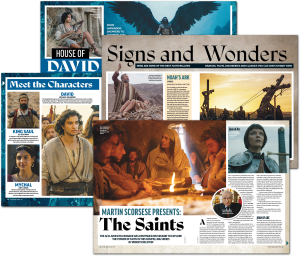 The Bible on TV spread